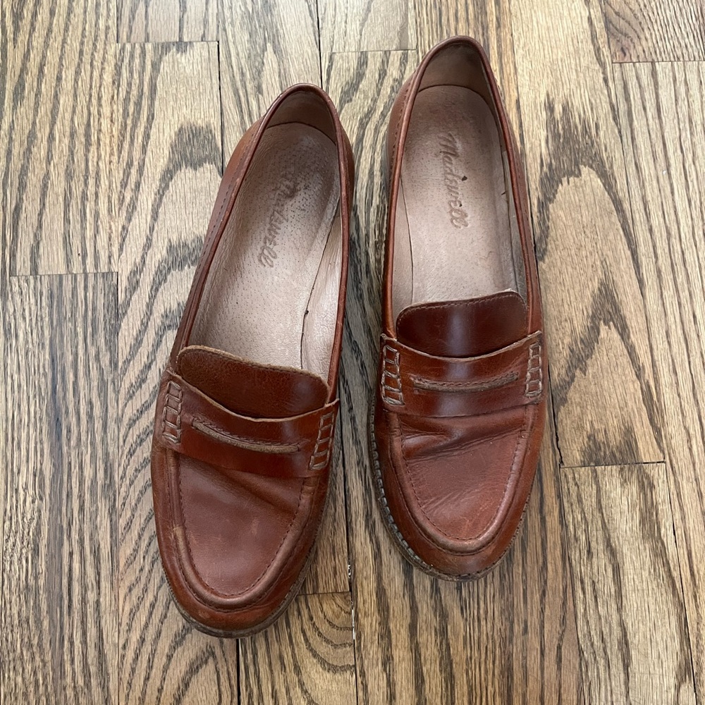 Madewell leather loafers